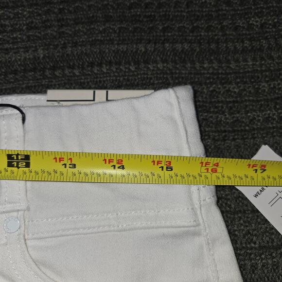 Liverpool Gia Glider skirt sz 10 petite Raw hem 80's vintage look mini skirt NWT - Picture 7 of 11